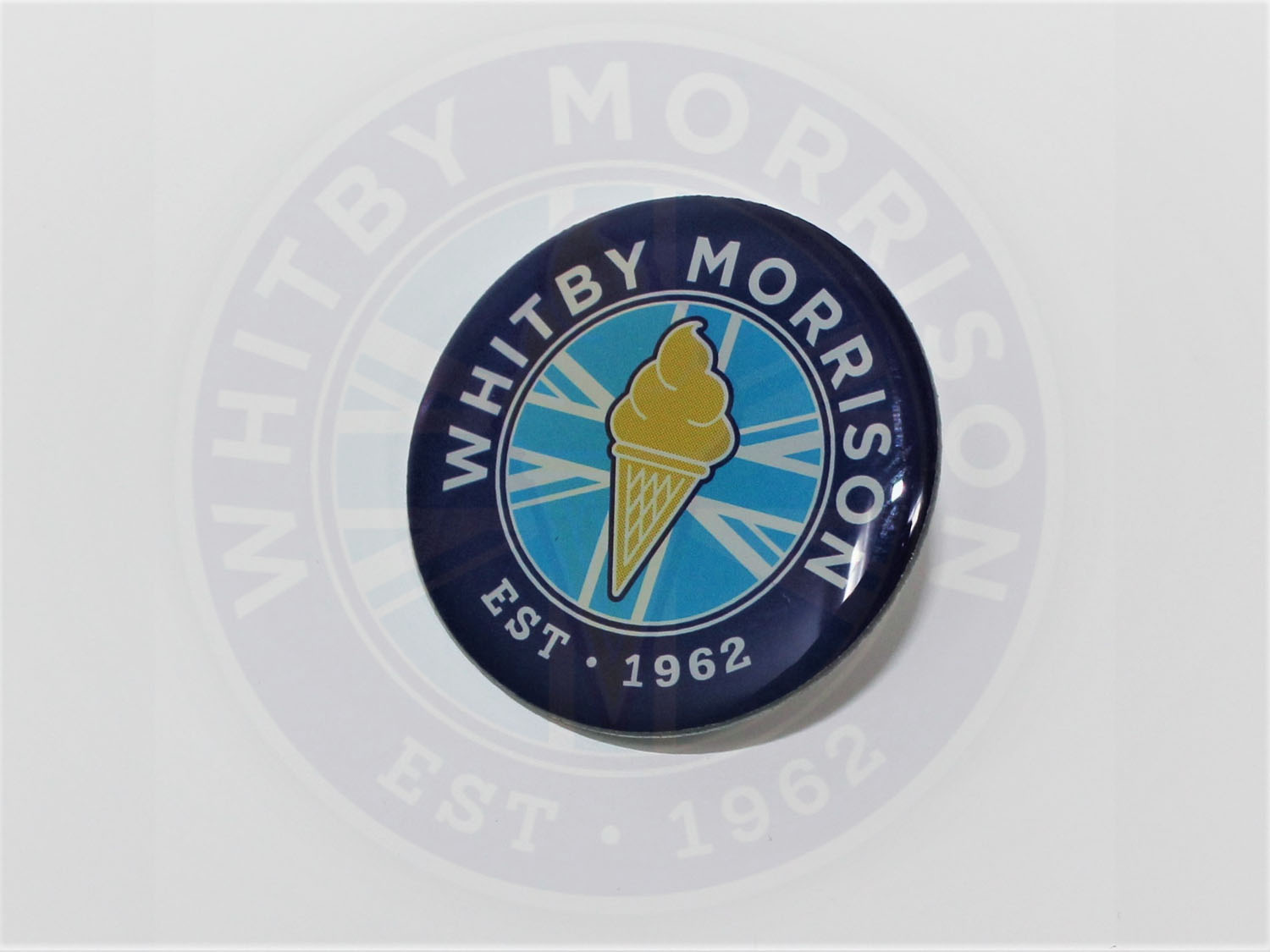 Whitby Morrison Pin Badge - Whitby Morrison